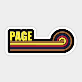 Page Arizona horizontal sunset 2 Sticker